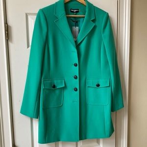 New with tags Karl Lagerfeld 34 inches long fully lined 100% polyester coat